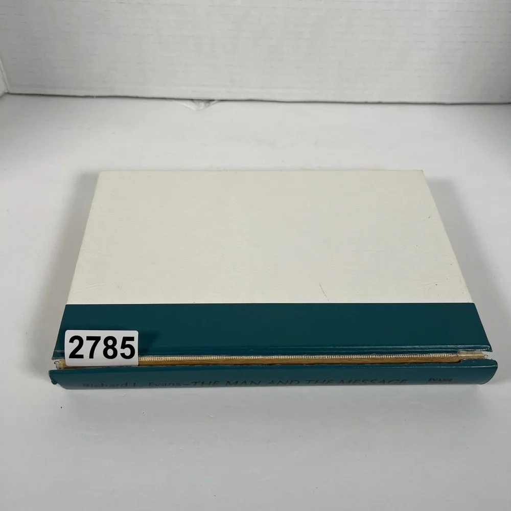 Richard L Evans The Man and the Message Hardcover Bookcraft 1973 Biography LDS‎